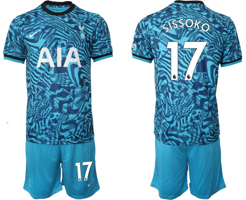 Men 2022-2023 Club Tottenham Hotspur away blue #17 Soccer Jersey